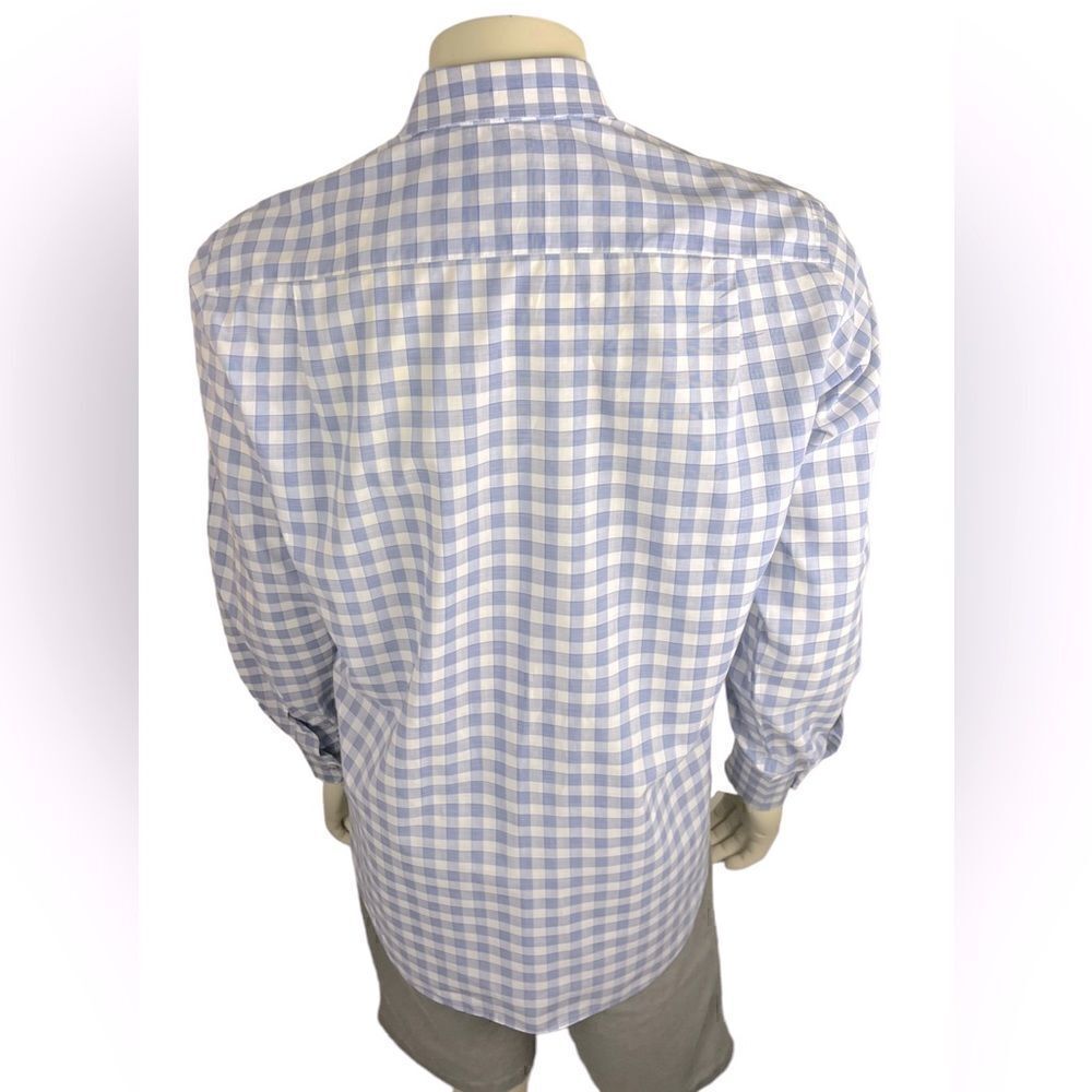 Lanvin Men's L/S Cotton Plaid Casual Dress Shirt Great Condition Size 41/16 - Picture 8 of 9